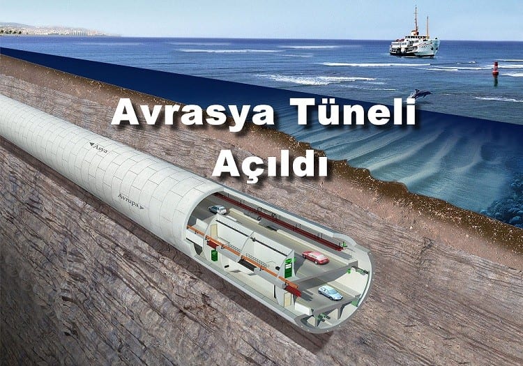 Avrasya tüneli açıldı