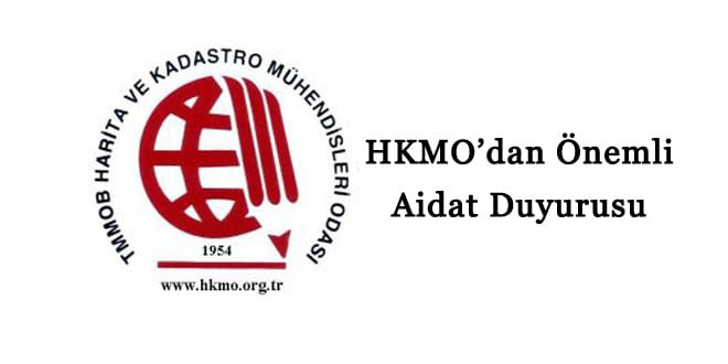 HKMO’dan aidat duyurusu